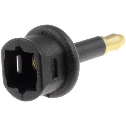 FM65010; Connector: optical (Toslink); adapter; straight; CLIFF