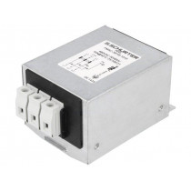 FMAC-3RYB-1010; Filter: anti-interference; three-phase; 480VAC; 10A; 61x75x48mm; SCHURTER