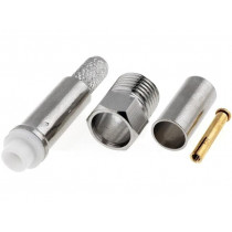 ; Plug; FME; female; straight; RG58; crimped; for cable;  ; Plug; FME; female; straight; RG58; crimped; for cable;