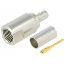 FME1121A3-NT3G-1-50; Plug; FME; male; straight; crimped; for cable; Insulation: teflon; AMPHENOL FME1121A3-NT3G-1-50; Plug; FME; male; straight; crimped; for cable; Insulation: teflon; AMPHENOL