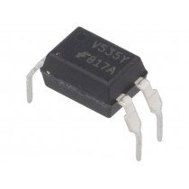 FOD817A300W; Optocoupler; THT; Channels: 1; Out: transistor; Uinsul: 5kV; Uce: 70V; ON SEMICONDUCTOR (FAIRCHILD)