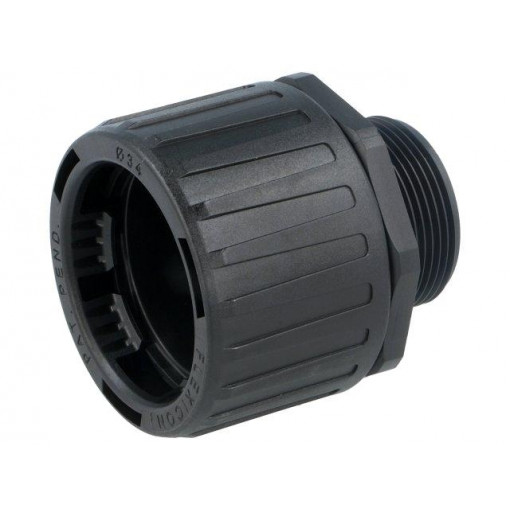 55506365; Straight terminal connector; ØBraid : 34mm; polyamide; -50÷135°C; LAPP KABEL