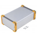 FR 105 52 160 ME; Enclosure: with panel; FR; X: 116mm; Y: 160mm; Z: 63.5mm; aluminium; FISCHER ELEKTRONIK