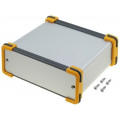 FR 120 42 100 ME; Enclosure: with panel; FR; X: 131mm; Y: 100mm; Z: 53.5mm; aluminium; FISCHER ELEKTRONIK