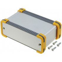 FR 94 32 50 ME; Enclosure: with panel; FR; X: 102.9mm; Y: 50mm; Z: 40mm; aluminium; FISCHER ELEKTRONIK