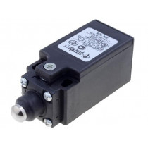 FR 508; Limit switch; rubber seal,pin plunger Ø10mm; NO + NC; 10A; IP67; PIZZATO ELETTRICA