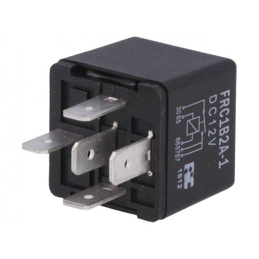 FRC1B2A-1-DC12V; Relay: electromagnetic; SPST-NO; Ucoil: 12VDC; 40A; automotive; 90Ω; FORWARD INDUSTRIAL CO. FRC1B2A-1-DC12V; Relay: electromagnetic; SPST-NO; Ucoil: 12VDC; 40A; automotive; 90Ω; FORWARD INDUSTRIAL CO.