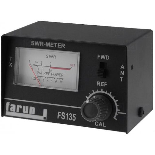 FS135; Meter: SWR; Range: 1,5÷150MHz; FARUN