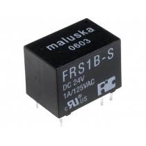 FRS1-B-DC24; Relay: electromagnetic; SPDT; Ucoil: 24VDC; 1A/125VAC; 1A/30VDC; FORWARD INDUSTRIAL CO.