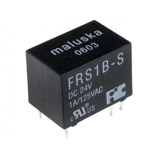 FRS1-B-DC24; Relay: electromagnetic; SPDT; Ucoil: 24VDC; 1A/125VAC; 1A/30VDC; FORWARD INDUSTRIAL CO. FRS1-B-DC24; Relay: electromagnetic; SPDT; Ucoil: 24VDC; 1A/125VAC; 1A/30VDC; FORWARD INDUSTRIAL CO.