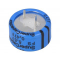 FS0H474ZF; Capacitor: electrolytic; 0.47F; 5.5VDC; ESR: 13Ω; THT; -20÷+80%; KEMET FS0H474ZF; Capacitor: electrolytic; 0.47F; 5.5VDC; ESR: 13Ω; THT; -20÷+80%; KEMET