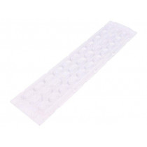 FS15847_FLORENCE-3R-IP-O; LED lens; rectangular; Mat: PMMA plexiglass; transparent; H: 9.4mm; LEDIL