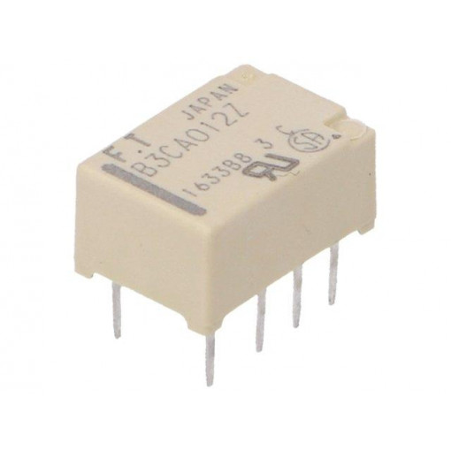 FTR-B3CA012Z; Relay: electromagnetic; DPDT; Ucoil: 12VDC; 0.3A/125VAC; 1A/30VDC; FUJITSU
