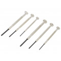 DM-60; Kit: screwdrivers; Pcs: 6; precision; Phillips,slot; Package: box; ENGINEER