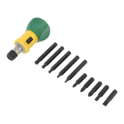 DR-04; Kit: screwdrivers; Phillips,Allen hex key,slot; 95mm; ENGINEER DR-04; Kit: screwdrivers; Phillips,Allen hex key,slot; 95mm; ENGINEER