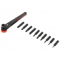 DR-06; Kit: screwdriver bits; Pcs: 10; Phillips,Allen hex key,slot; ENGINEER DR-06; Kit: screwdriver bits; Pcs: 10; Phillips,Allen hex key,slot; ENGINEER