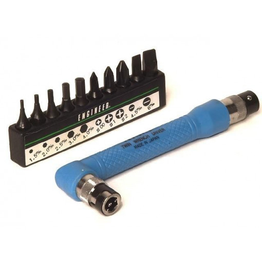 DR-07; Kit: screwdriver bits; Pcs: 11; Phillips,Allen hex key,slot; ENGINEER DR-07; Kit: screwdriver bits; Pcs: 11; Phillips,Allen hex key,slot; ENGINEER