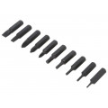 DR-11; Kit: screwdriver bits; Pcs: 11; Phillips,Allen hex key,slot; 30mm; ENGINEER