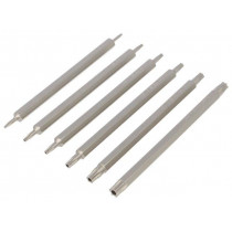 DR-15; Kit: screwdriver bits; Torx®,Torx® with protection; 110mm; ENGINEER DR-15; Kit: screwdriver bits; Torx®,Torx® with protection; 110mm; ENGINEER