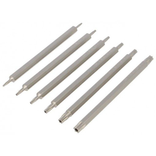 DR-15; Kit: screwdriver bits; Torx®,Torx® with protection; 110mm; ENGINEER DR-15; Kit: screwdriver bits; Torx®,Torx® with protection; 110mm; ENGINEER