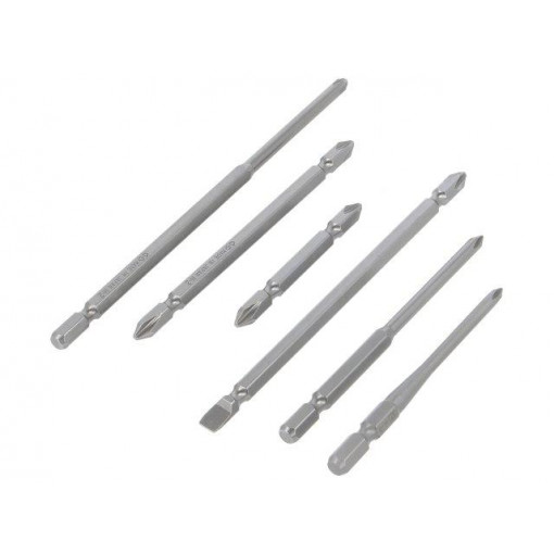 DR-16; Kit: screwdriver bits; Phillips,slot; Size: PH0,PH1,PH2,SL 6mm; ENGINEER DR-16; Kit: screwdriver bits; Phillips,slot; Size: PH0,PH1,PH2,SL 6mm; ENGINEER