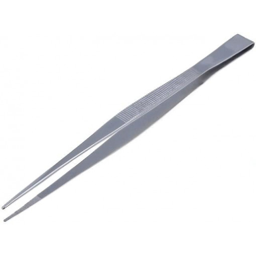 PTS-07; Tweezers; Tweezers len: 240mm; Blades: straight; Tipwidth: 3.5mm; ENGINEER