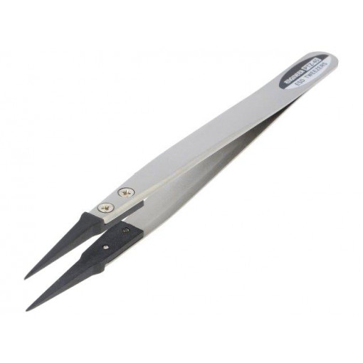 PTZ-45; Tweezers; Tip width: 0.4mm; Blade tip shape: sharp; ESD; ENGINEER