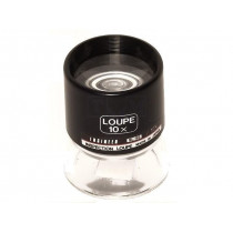 SL-55; Desk magnifier; Mag: x10; Lens diam: 25mm; ENGINEER