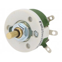 FVR25W-250R; Potentiometer: shaft; single turn; 250Ω; 25W; ±10%; 6mm; wirewound; SR PASSIVES FVR25W-250R; Potentiometer: shaft; single turn; 250Ω; 25W; ±10%; 6mm; wirewound; SR PASSIVES