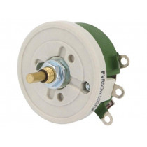 FVR50W-100R; Potentiometer: shaft; single turn; 100Ω; 50W; ±10%; 6mm; wirewound; SR PASSIVES