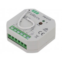 FW-D1P; Wireless receiver dimmer switch; F&Wave; IP20; 85÷265VAC; 100m; F&F