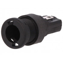 FX0357; Fuse holder; cylindrical fuses; 5x20mm; 250V; Mounting: on panel; BULGIN