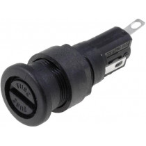 FX0454; Fuse holder; cylindrical fuses; 5x20mm; 250V; Mounting: on panel; BULGIN
