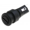 FX0455; Fuse holder; cylindrical fuses; 5x20mm; 250V; Mounting: on panel; BULGIN FX0455; Fuse holder; cylindrical fuses; 5x20mm; 250V; Mounting: on panel; BULGIN