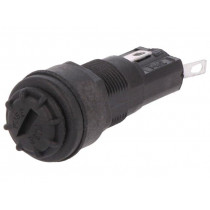 FX0456; Fuse holder; cylindrical fuses; Mounting: vertical; 5x20mm; 250V; BULGIN