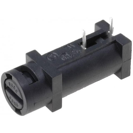 FX0457; Fuse holder; cylindrical fuses; Mounting: horizontal; 5x20mm; BULGIN FX0457; Fuse holder; cylindrical fuses; Mounting: horizontal; 5x20mm; BULGIN