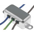 FYK01T1-YK07103300C; Filter: anti-interference; 250VAC; Cx: 100nF; Cy: 3.3nF; 0.7mH; QLT POWER FYK01T1-YK07103300C; Filter: anti-interference; 250VAC; Cx: 100nF; Cy: 3.3nF; 0.7mH; QLT POWER