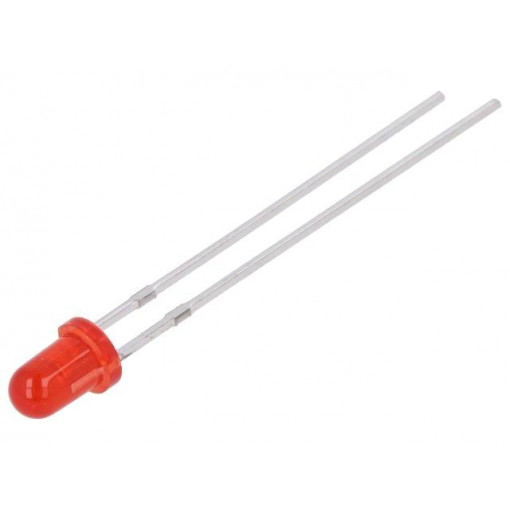 FYL-3014HD1A; LED; 3mm; red; 10mcd; 40°; Front: convex; Pitch: 2.54mm; FORYARD FYL-3014HD1A; LED; 3mm; red; 10mcd; 40°; Front: convex; Pitch: 2.54mm; FORYARD
