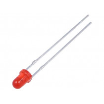 FYL-3014SRD1A; LED; 3mm; red; 80mcd; 40°; Front: convex; Pitch: 2.54mm; FORYARD FYL-3014SRD1A; LED; 3mm; red; 80mcd; 40°; Front: convex; Pitch: 2.54mm; FORYARD