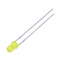 FYL-3014YD1A; LED; 3mm; yellow; 40mcd; 40°; Front: convex; Pitch: 2.54mm; FORYARD FYL-3014YD1A; LED; 3mm; yellow; 40mcd; 40°; Front: convex; Pitch: 2.54mm; FORYARD