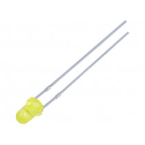 FYL-3014YD1A; LED; 3mm; yellow; 40mcd; 40°; Front: convex; Pitch: 2.54mm; FORYARD FYL-3014YD1A; LED; 3mm; yellow; 40mcd; 40°; Front: convex; Pitch: 2.54mm; FORYARD