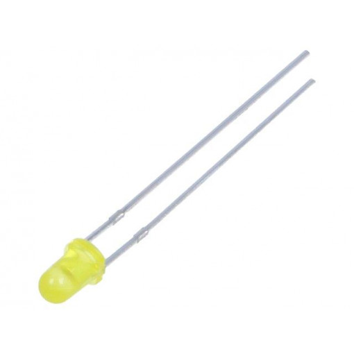 FYL-3014YD1A; LED; 3mm; yellow; 40mcd; 40°; Front: convex; Pitch: 2.54mm; FORYARD FYL-3014YD1A; LED; 3mm; yellow; 40mcd; 40°; Front: convex; Pitch: 2.54mm; FORYARD