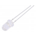 FYL-5013SUYC1C; LED; 5mm; yellow; 4000mcd; 15°; 20mA; 1.7÷2.5V; Front: convex; FORYARD