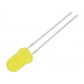 FYL-5013YD1C; LED; 5mm; yellow; 20÷40mcd; 30°; 20mA; 1.7÷2.5V; Front: convex; FORYARD