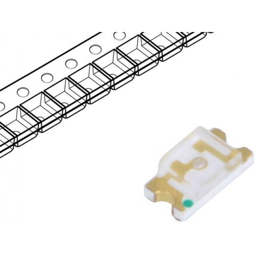 FYLS-1206UBC; LED; SMD; 1206; blue; 120mcd; 3.2x1.6x1.1mm; 140°; 2.8÷3.6V; 20mA; FORYARD