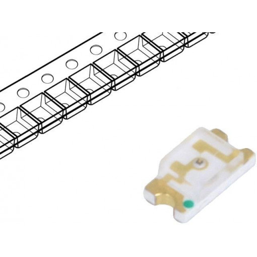 FYLS-1206UGC; LED; SMD; 1206; yellow green; 45mcd; 3.2x1.6x1.1mm; 140°; 2÷2.6V; FORYARD