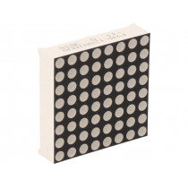 FYM-12881BUA-11; Display: LED; matrix; 8x8; amber; 40÷150mcd; anode; 32x32x8mm; FORYARD FYM-12881BUA-11; Display: LED; matrix; 8x8; amber; 40÷150mcd; anode; 32x32x8mm; FORYARD