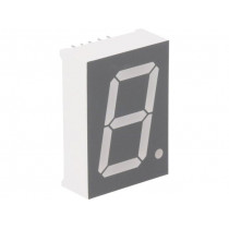 FYS-10012AUHR-21; Display: LED; 7-segment; 25.4mm; 1 FYS-10012AUHR-21; Display: LED; 7-segment; 25.4mm; 1