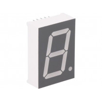 FYS-10012BUHR-21; Display: LED; 7-segment; 25.4mm; 1 FYS-10012BUHR-21; Display: LED; 7-segment; 25.4mm; 1