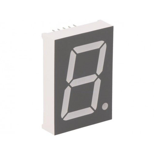 FYS-12011BUHR-21; Display: LED; 7-segment; 30.6mm; 1.2